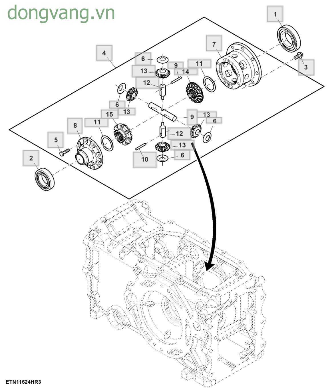 Differential, Four Pinion - ST779272